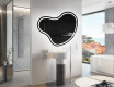 Neregulārais spogulis ar LED apgaismojumu, dekoratīvs dizains N223 #9