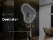 Neregulārais spogulis ar LED apgaismojumu, dekoratīvs dizains V221 #9
