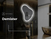 Neregulārais spogulis ar LED apgaismojumu dekoratīvs dizains V222 #9