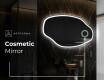 Neregulārais spogulis ar LED apgaismojumu Dekoratīvais dizains O222 #6