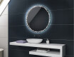 Okrągłe lustro łazienkowe podświetlane LED na baterie L115 #2