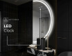 Pusapaļš spogulis ar LED apgaismojumu A223 #8