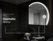Pusapaļš spogulis ar LED apgaismojumu Q223 #6