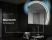 Pusapaļš spogulis ar LED apgaismojumu Q223 #7