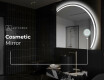 Pusapaļš spogulis ar LED apgaismojumu Q223 #5