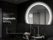 Pusapaļš spogulis ar LED apgaismojumu W222 #5