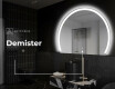 Pusapaļš spogulis ar LED apgaismojumu W222 #9