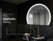 Pusapļa spogulis LED izgaismots sienas spogulis W223 #6