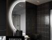 Pusapaļš spogulis ar LED apgaismojumu D222 #2