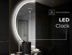 Pusapaļš spogulis ar LED apgaismojumu D222 #7