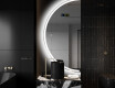 Pusapaļš spogulis ar LED apgaismojumu D222 #9