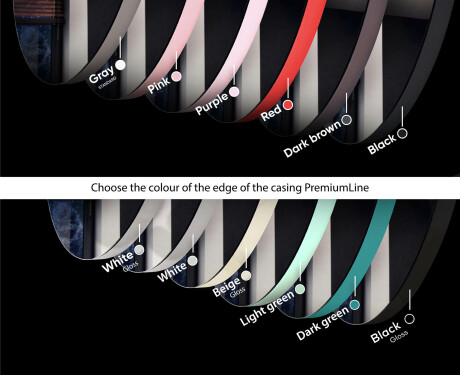 Apaļš piekaramais spogulis ar apgaismojumu L97 #3