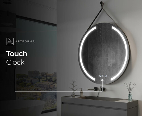 Apaļš piekaramais spogulis ar apgaismojumu L97 #9