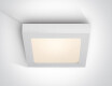 THEMELO griestu lampa 15 W, 4000 K, IP40, melna