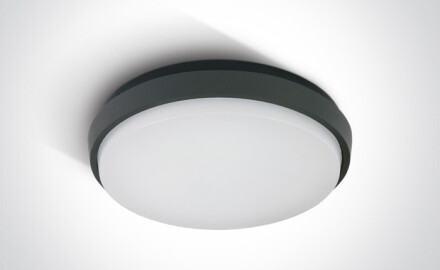 STAMATA griestu lampa 25 W, 3000 K, IP54, balta
