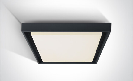 MOULKI griestu lampa 30 W, 3000 K, IP54, balta