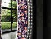 Okrągłe lustro do łazienki dekoracyjne z oświetleniem LED - Elegant Flowers #9