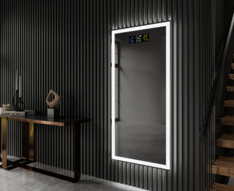 Duże lustro ścienne pionowe podświetlane do przedpokoju LED L01 #5