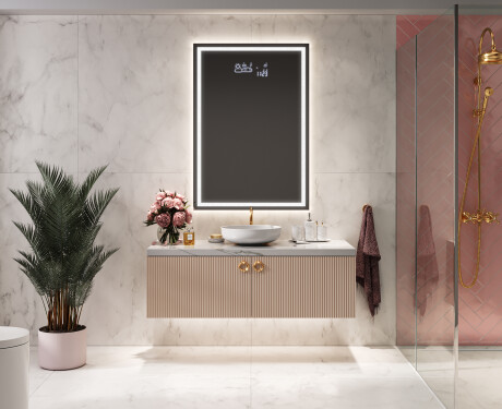 Duże Lustro Pionowe Wiszące Do Przedpokoju LED L49 #2