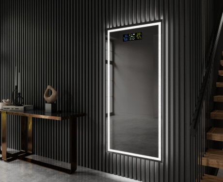 Duże Lustro Pionowe Wiszące Do Przedpokoju LED L49 #6