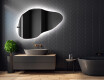 Neregulārais spogulis ar LED apgaismojumu dekoratīvs dizains P221 #2