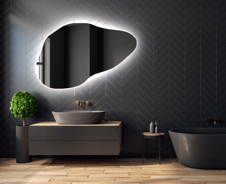 Neregulārais spogulis ar LED apgaismojumu dekoratīvs dizains P221 #2