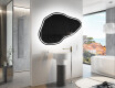 Neregulārais spogulis ar LED apgaismojumu dekoratīvs dizains P223 #9