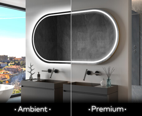 LED vannas istabas spogulis ar apgaismojumu L231