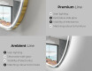 LED vannas istabas spogulis ar apgaismojumu L231 #2