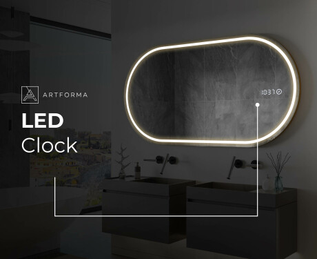 LED vannas istabas spogulis ar apgaismojumu L231 #9