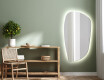 Lustro LED nieregularne z oświetleniem na ścianę I221 #2