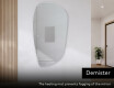 Neregulārais spogulis ar LED apgaismojumu dekoratīvs dizains I221 #8