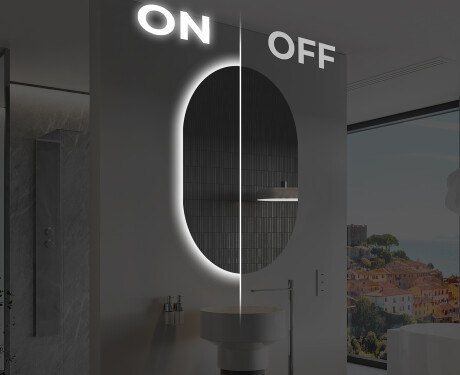 Lustro Łazienkowe Pionowe Podświetlane LED L229 #3