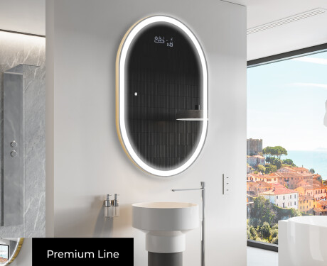 LED vannas istabas spogulis ar aizmugurējo apgaismojumu L230 #3