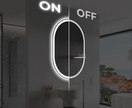LED vannas istabas spogulis ar aizmugurējo apgaismojumu L230 #3