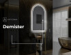 Neregulārais spogulis ar LED apgaismojumu dekoratīvs dizains Y223 #8