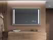Prostokątne Lustro Łazienkowe LED Loft FrameLine L02 #6