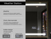 Taisnstūra formas vannas istabas spogulis ar LED apgaismojumu FrameLine L09 #8