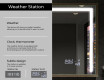 Taisnstūra formas vannas istabas spogulis ar LED apgaismojumu FrameLine L11 #8