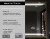 Taisnstūra formas vannas istabas spogulis ar LED apgaismojumu FrameLine L75 #8