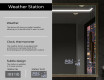 Taisnstūra formas vannas istabas spogulis ar LED apgaismojumu FrameLine L128 #8