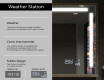 Taisnstūra formas vannas istabas spogulis ar LED apgaismojumu FrameLine L134 #8