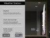Taisnstūra formas vannas istabas spogulis ar LED apgaismojumu FrameLine L135 #8