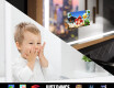 Prostokątne Lustro Łazienkowe Z Ramą LED Loft FrameLine L137 #5