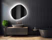 Neregulārais spogulis ar LED apgaismojumu dekoratīvs dizains R221 #2