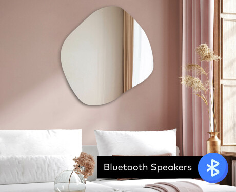Neregulārais spogulis ar LED apgaismojumu dekoratīvs dizains R221 #8