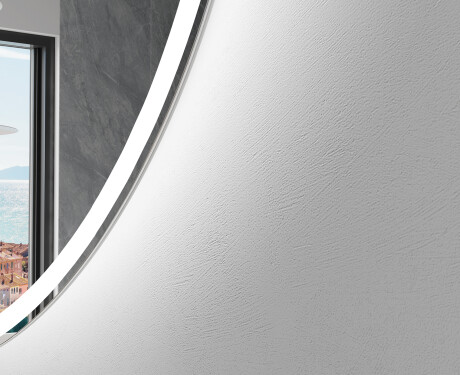 Neregulārais spogulis ar LED apgaismojumu dekoratīvs dizains R222 #2