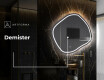 Neregulārais spogulis ar LED apgaismojumu dekoratīvs dizains R223 #9