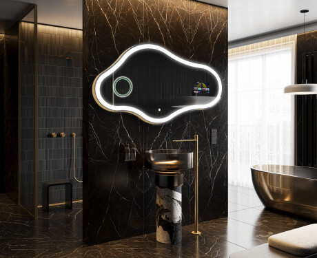 Lustro Asymetryczne Łazienkowe LED SMART C222 Google #4