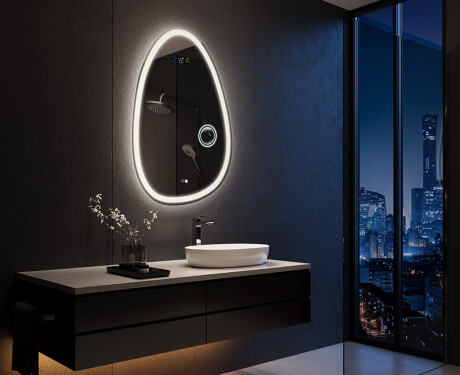 Neregulārais spogulis ar LED apgaismojumu, dekoratīvs dizains SF222 #4
